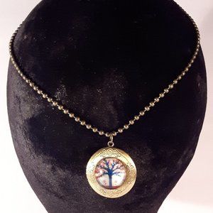 Jewelry Necklace - Tree Picture Locket